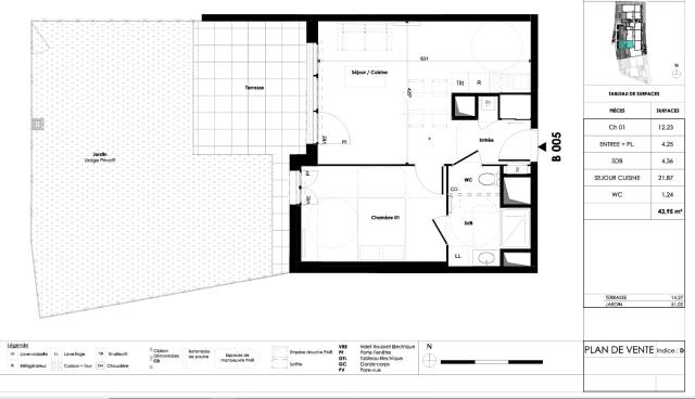 Location appartement T2 Noyal Chatillon sur Seiche - Photo 9