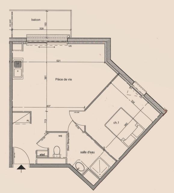 Location appartement T2 Mont St Aignan - Photo 7