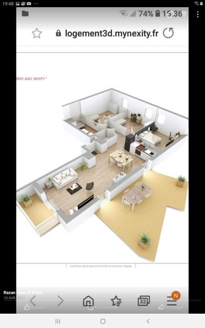 Location appartement T5 Pontoise - Photo 2
