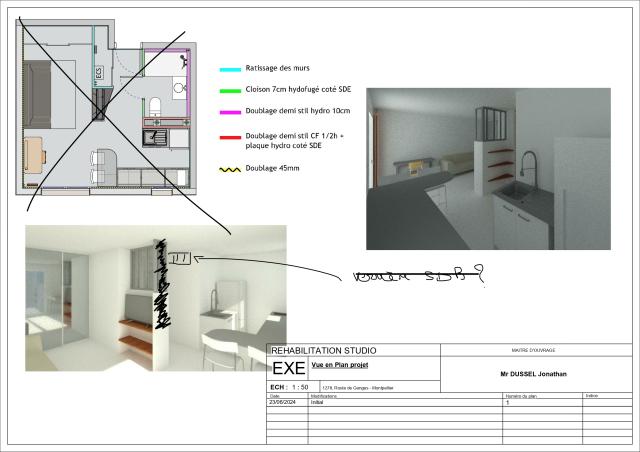Location appartement T1 Montpellier - Photo 2