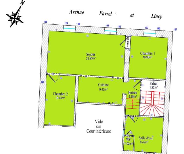 Location appartement T3 Vannes - Photo 9