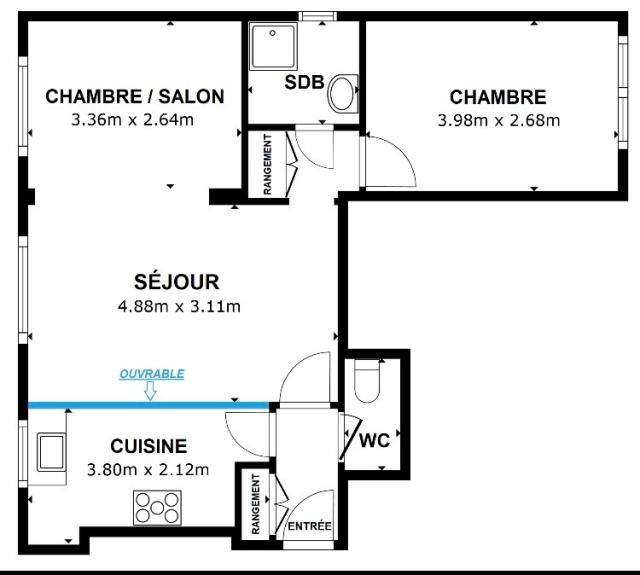 Location appartement T3 Chaville - Photo 10