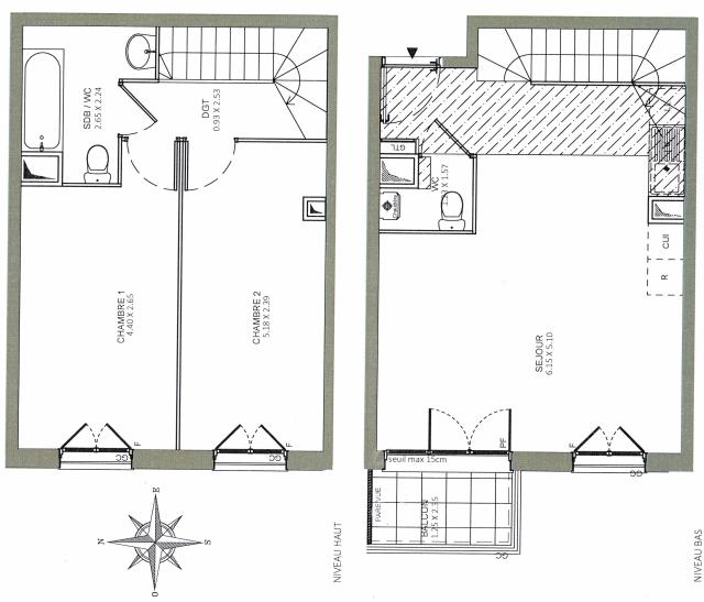 Location appartement T3 Montevrain - Photo 5