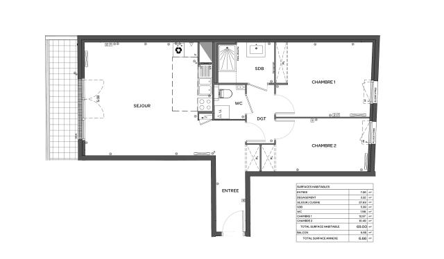 Location appartement T3 Bois Colombes - Photo 6