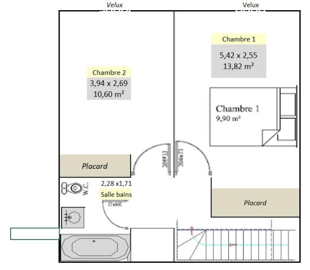 Location appartement T3 Verneuil sur Seine - Photo 6