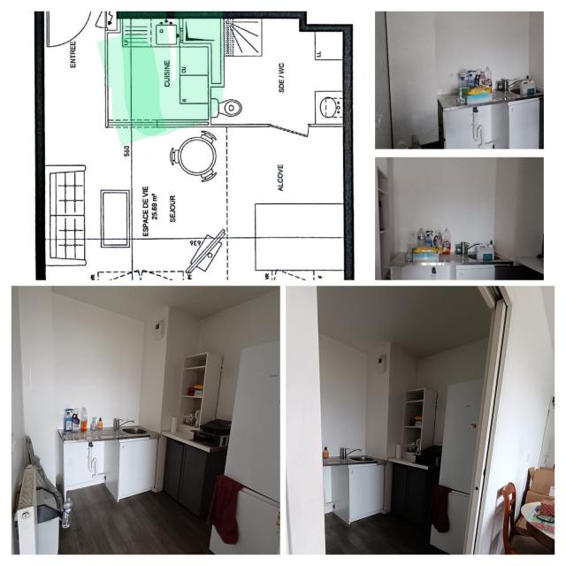 Location appartement T1 Trappes - Photo 8