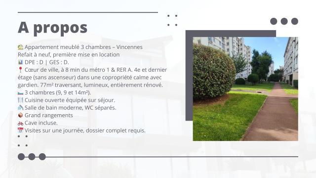 Location appartement T5 Vincennes - Photo 2