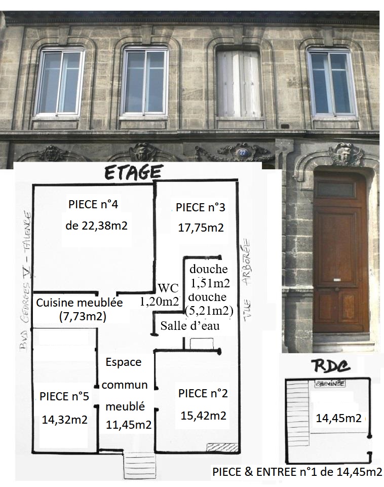 Location chambre Talence - Photo 1