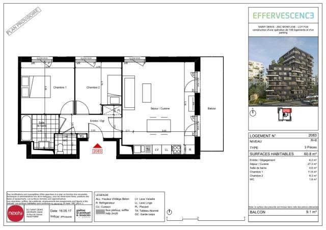 Location appartement T3 St Denis - Photo 3