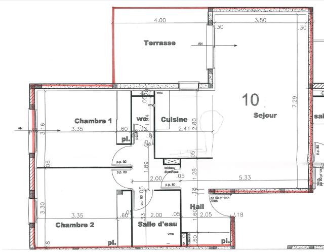 Location appartement T3 Saleilles - Photo 2