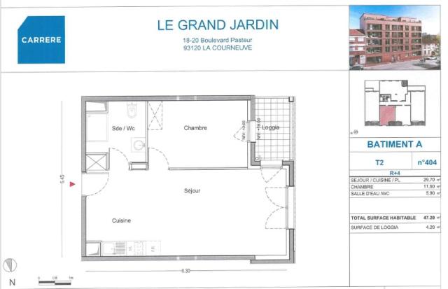 Location appartement T2 La Courneuve - Photo 10