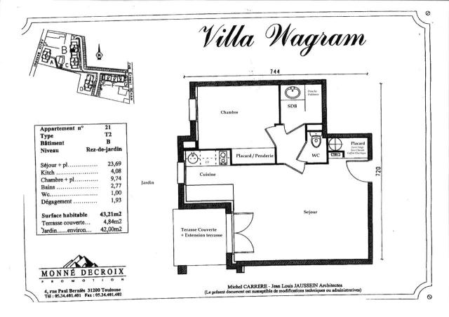 Location appartement T2 Toulouse - Photo 2