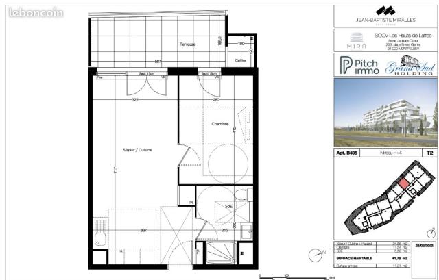 Location appartement T2 Lattes - Photo 4
