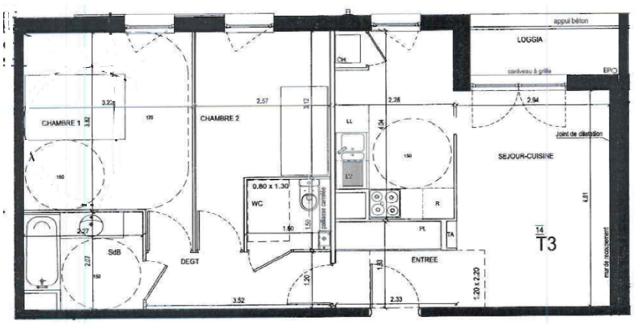 Location appartement T3 Nanterre - Photo 2