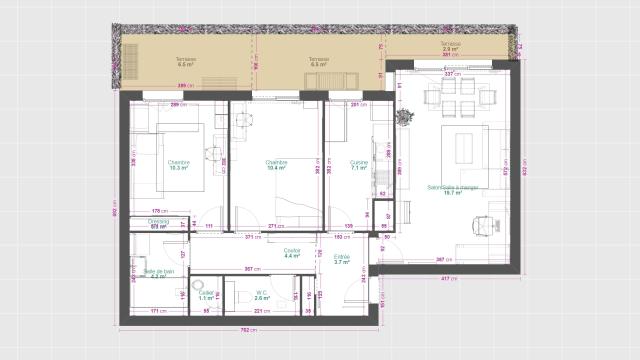 Location appartement T3 Pontoise - Photo 2