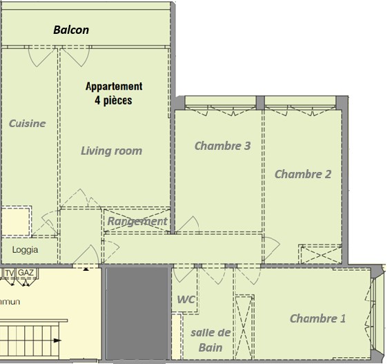 Location appartement T4 Meaux - Photo 8