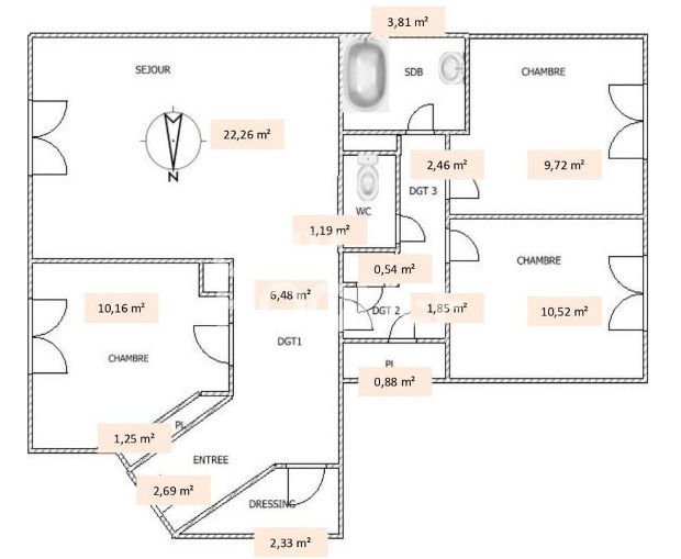 Location chambre Puteaux - Photo 1
