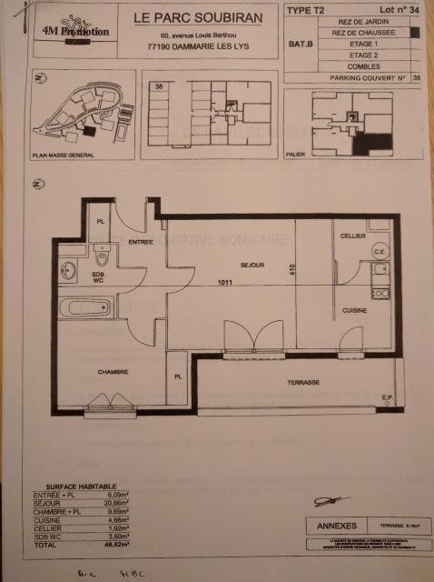 Location appartement T2 Dammarie les Lys - Photo 4