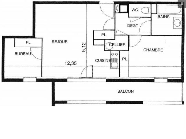 Location appartement T3 Bordeaux - Photo 2