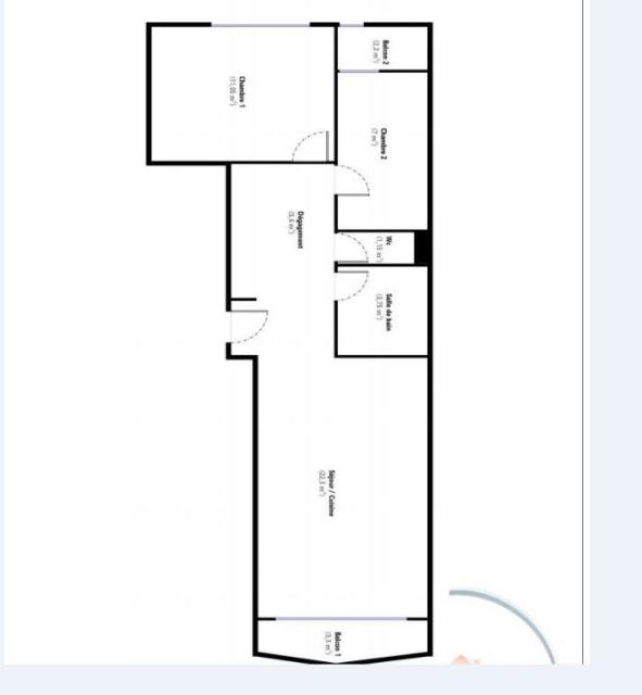 Location appartement T2 Nice - Photo 10