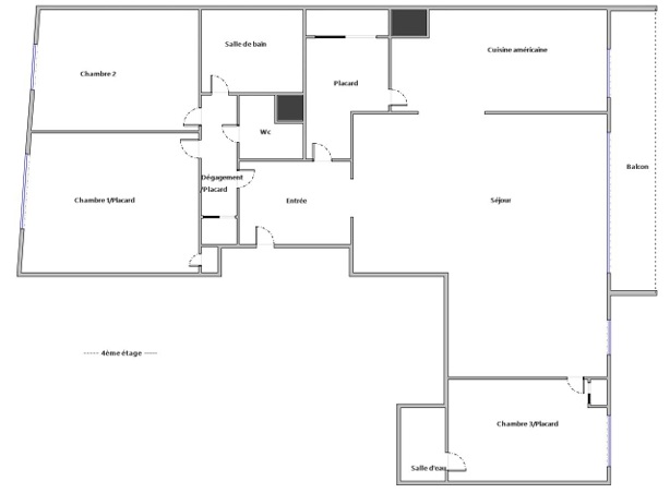 Location appartement T4 Courbevoie - Photo 5