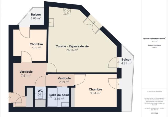 Location appartement T2 Issy les Moulineaux - Photo 7
