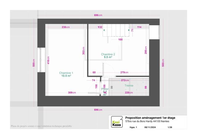 Location maison F4 Nantes - Photo 3