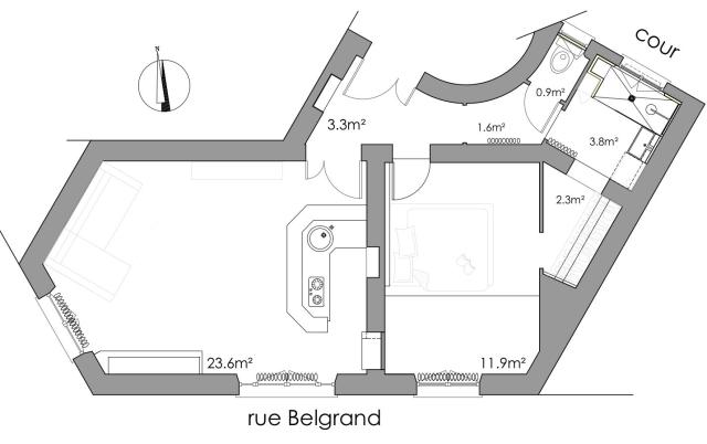 Location appartement T2 Paris 20 - Photo 8