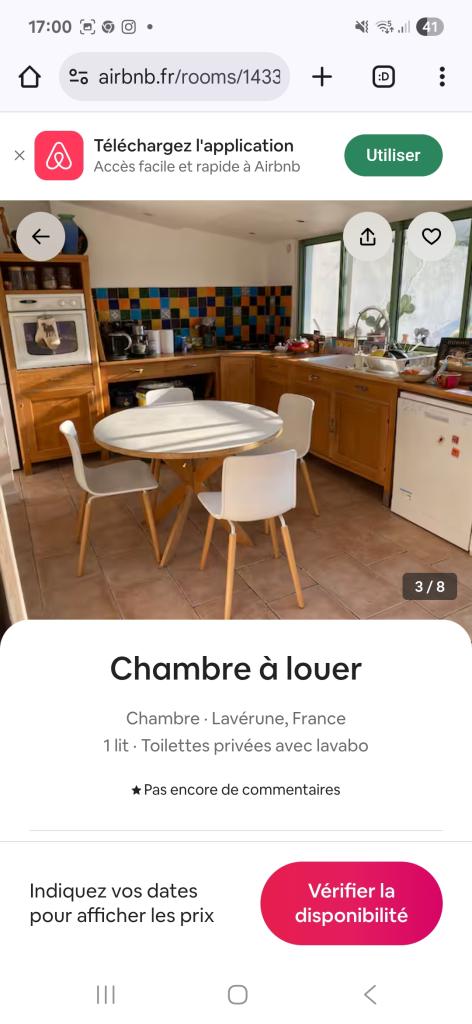 Location chambre Laverune - Photo 2