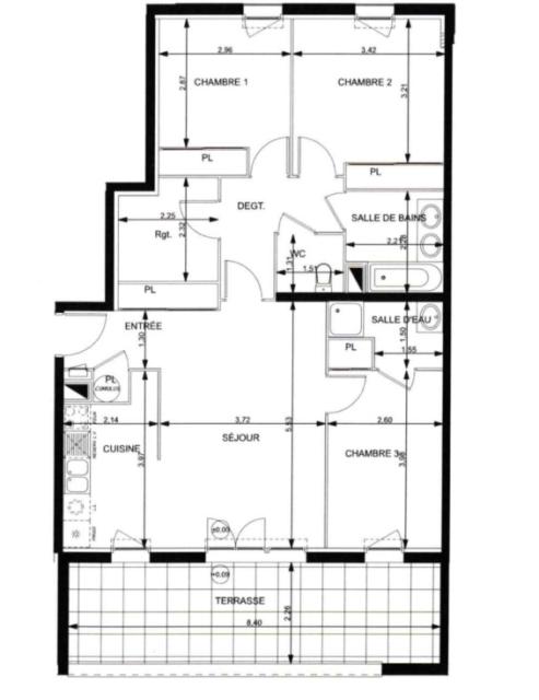 Location appartement T4 Ramonville St Agne - Photo 10
