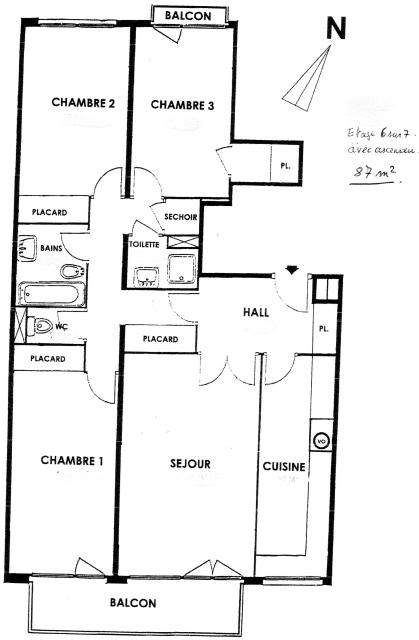Location appartement T4 Courbevoie - Photo 3