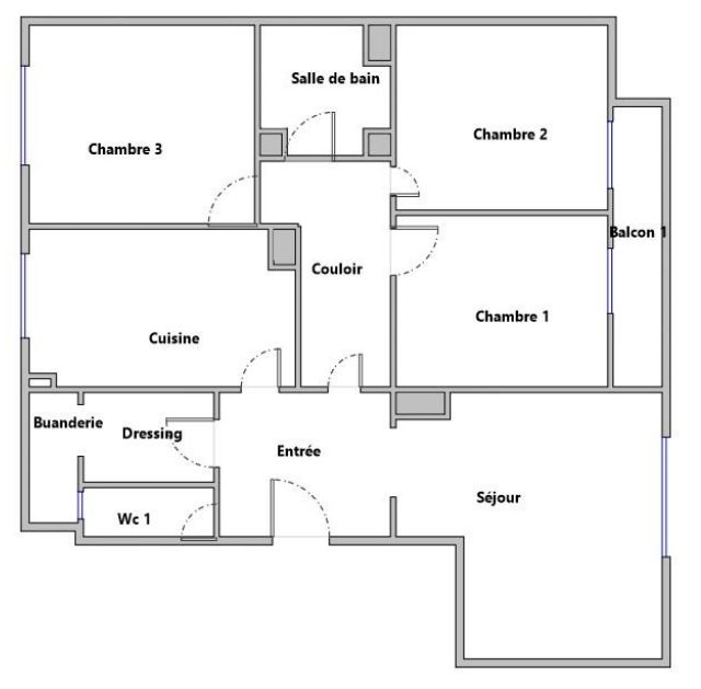 Location appartement T4 Eaubonne - Photo 8